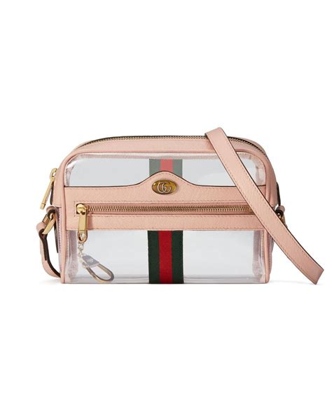 Gucci Ophidia mini transparent bag